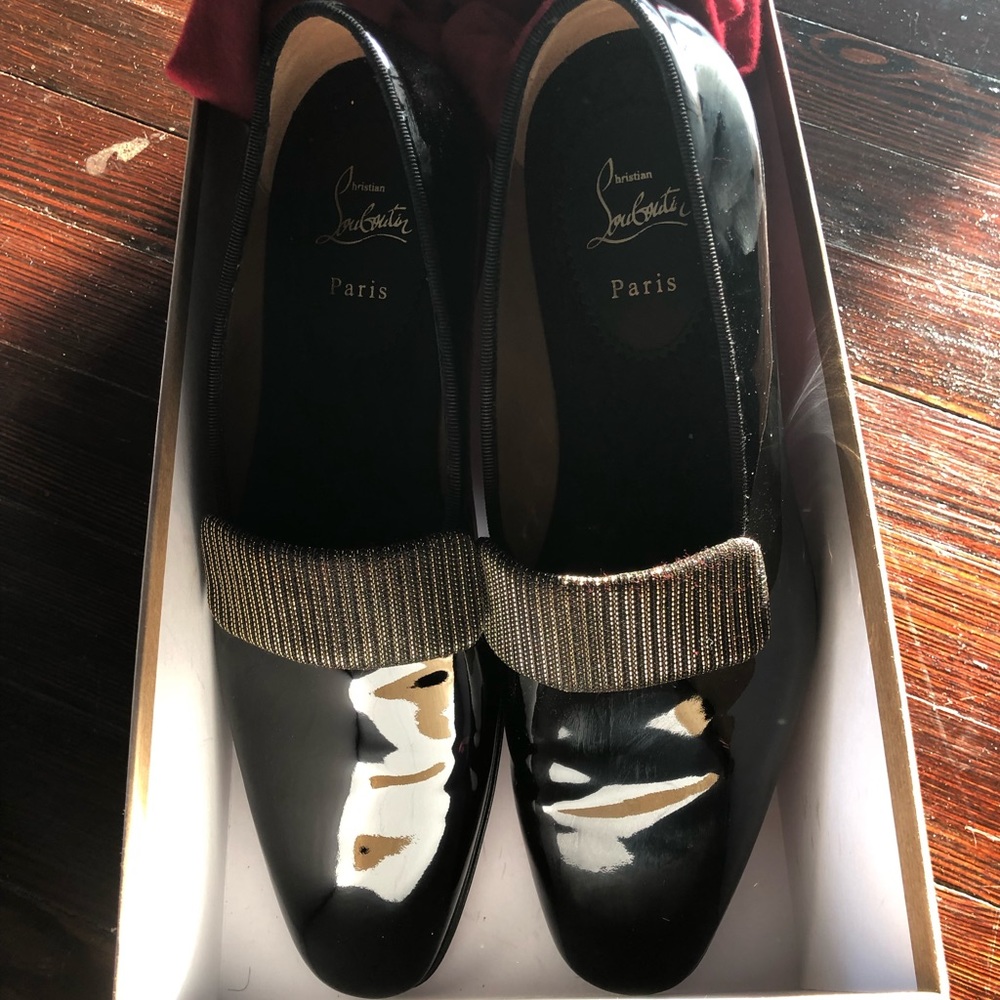 SOLD Christian Louboutin Men black Vitorio Patent